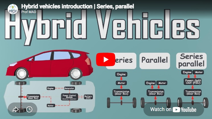 Hybrid vehicles introduction | Series, parallel