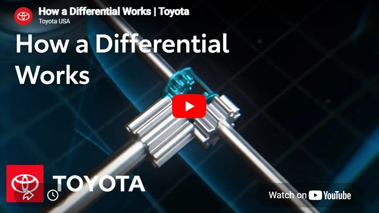 How a Differential Works | Toyota