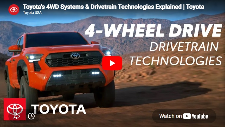 Toyota’s 4WD Systems & Drivetrain Technologies Explained | Toyota
